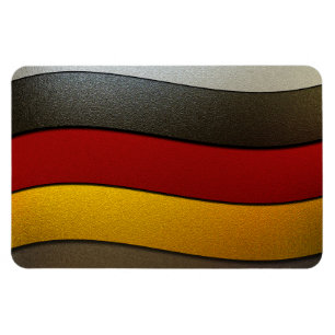 Germany Flag Colours-Chrome by Shirley Taylor Magnet