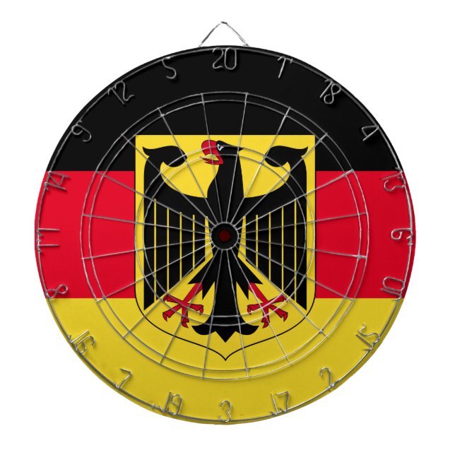 Germany Flag Dartboard (Front)
