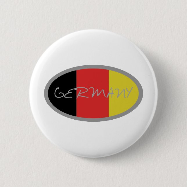Germany Flag design! 2 Inch Round Button (Front)