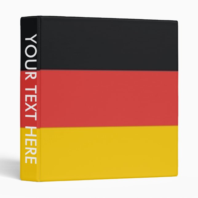 Germany flag - Deutschland Binder (Front/Spine)