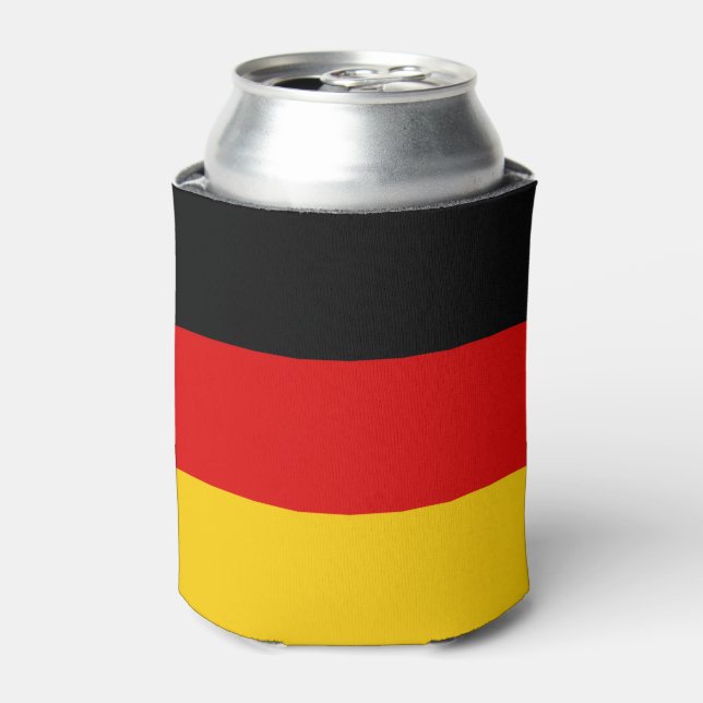Germany flag - Deutschland Can Cooler (Can Front)