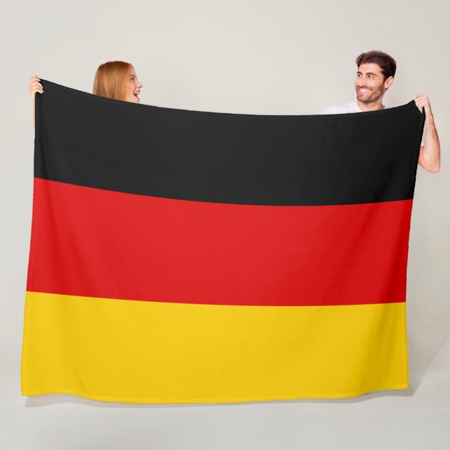  Germany flag - Deutschland Fleece Blanket (In Situ)