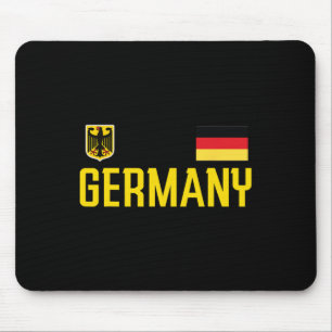 Germany Flag Deutschland Footbyll Soccer Fan Men W Mouse Pad