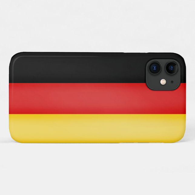 Germany Flag Deutschland Patriotic German  Case-Mate iPhone Case (Back (Horizontal))