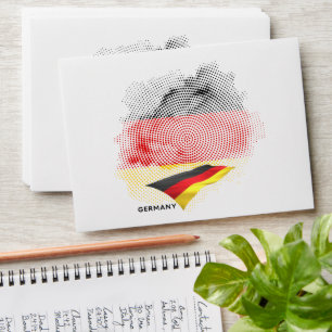 Germany flag envelope