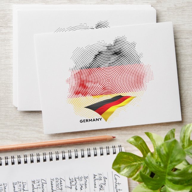 Germany flag envelope (Stacked)