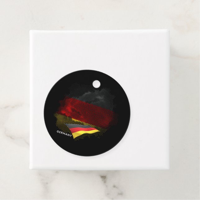 Germany flag favour tags (In Situ)