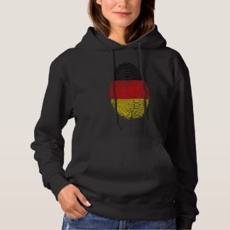 Germany Flag Fingerprint It Is In My Dna  For Germ Hoodie