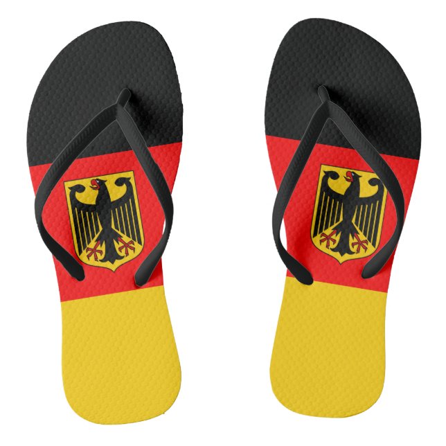 Germany Flag Flip Flops (Footbed)