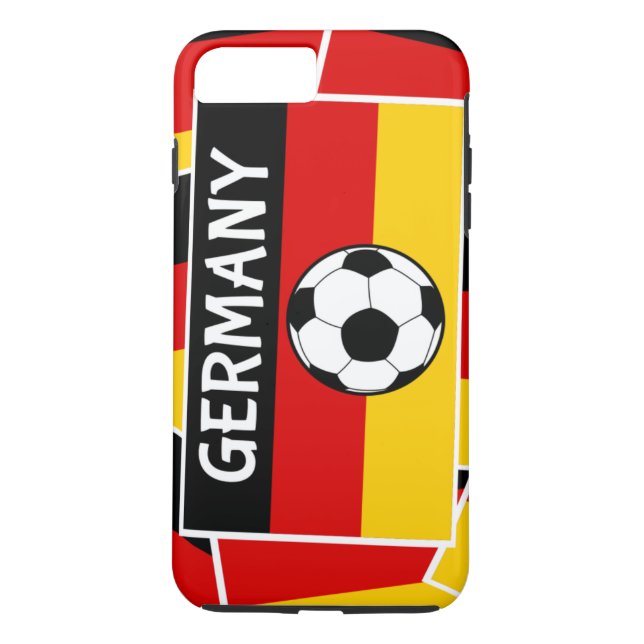 Germany Flag Football Case-Mate iPhone Case (Back)
