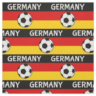 Germany Flag Football Fabric