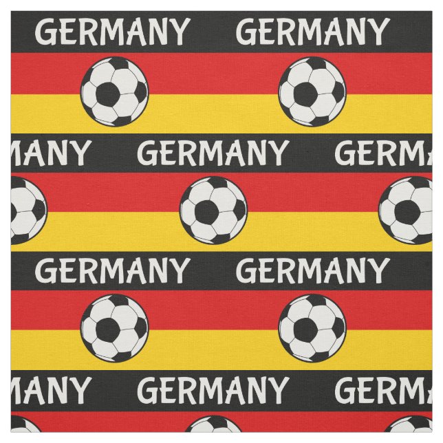 Germany Flag Football Fabric (Swatch)