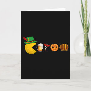 Germany Flag German Gamer Beer Festival Men Boys 1 Card