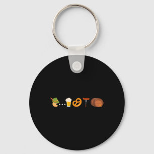 Germany Flag German Gamer Beer Festival Men Boys Keychain