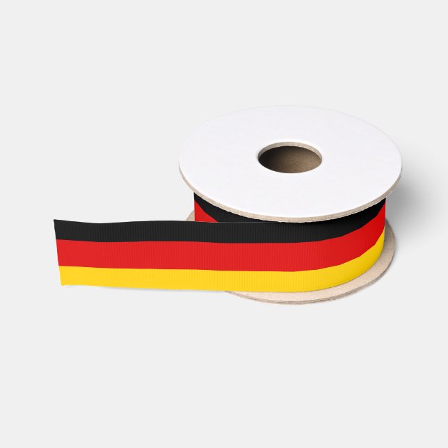 Germany flag grosgrain ribbon (Spool)