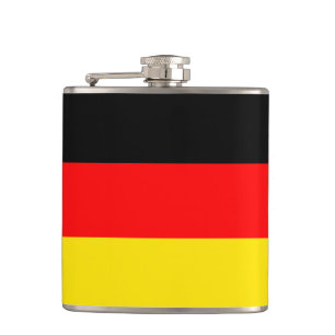 Germany flag hip flask