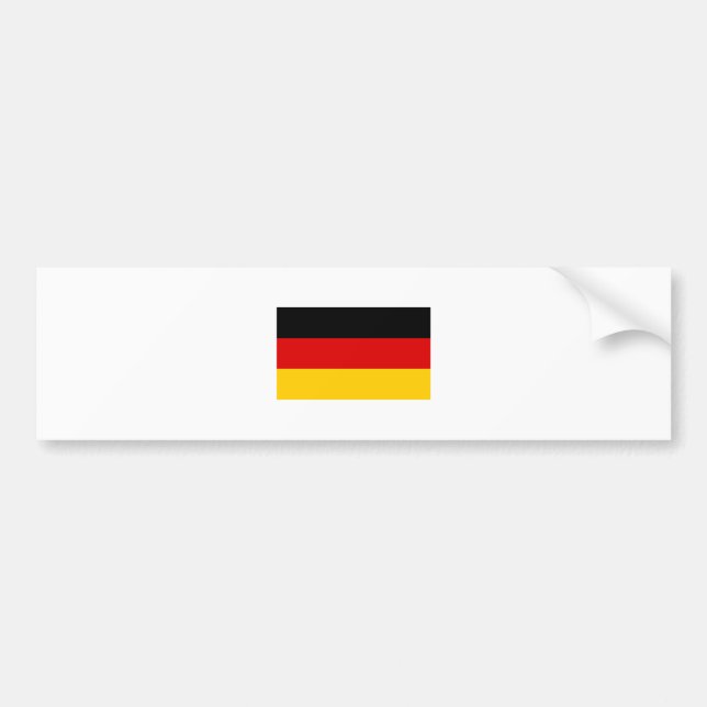 Germany FLAG International Bumper Sticker (Front)