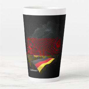 Germany flag latte mug