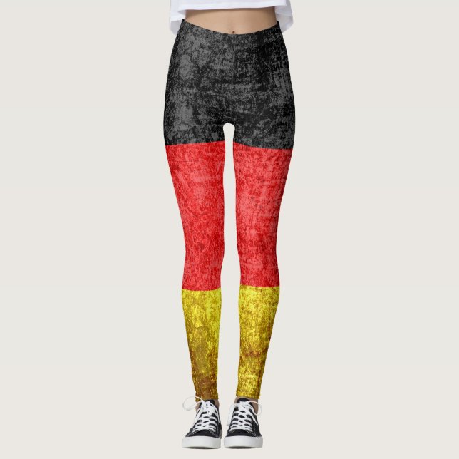 Germany Flag Leggings (Front)