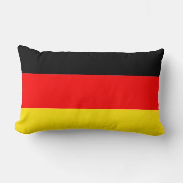 Germany Flag Lumbar Pillow (Front)