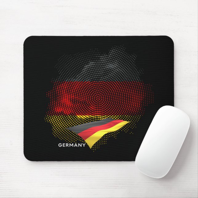 Germany flag mouse pad (With Mouse)