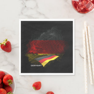 Germany flag napkin