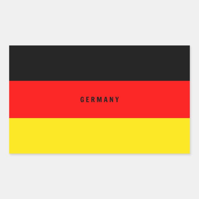 Germany - Flag of Germany Sticker (Front)
