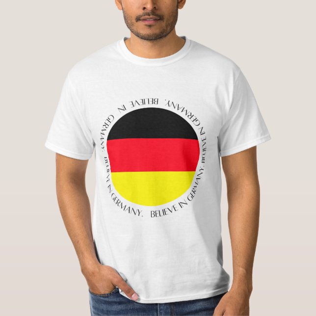 Germany Flag Patriotic Apparel T-Shirt (Front)