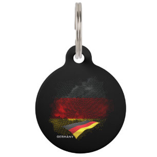 Germany flag pet tag
