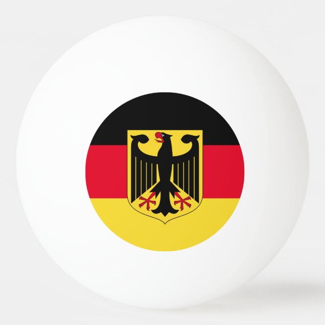 Germany Flag Ping Pong Ball (Front)