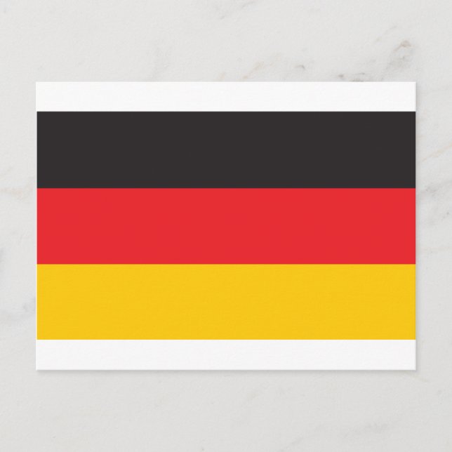 Germany Flag Postcard (Front)