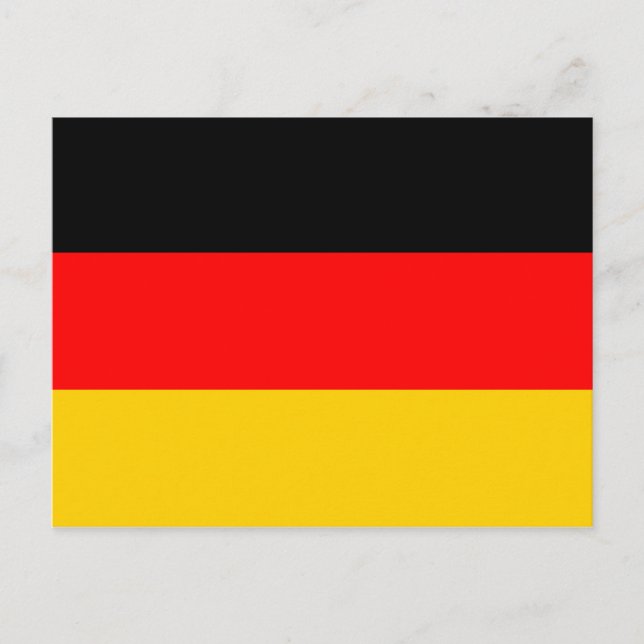 Germany Flag Postcard (Front)