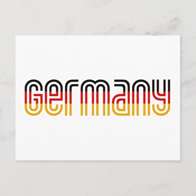 Germany Flag! Postcard (Front)