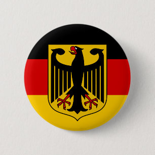Germany flag quality 2 inch round button