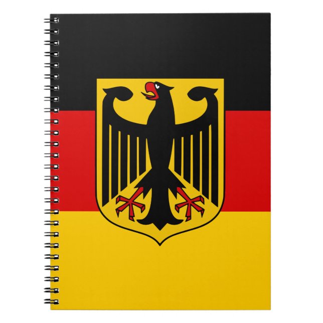 Germany flag quality notebook (Front)
