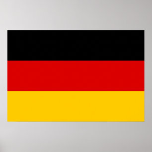 Germany flag quality poster