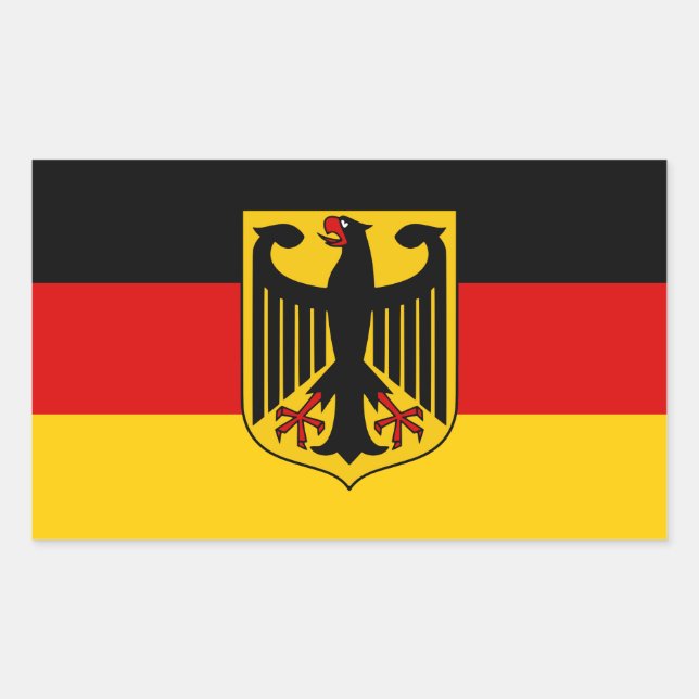 Germany flag quality sticker (Front)