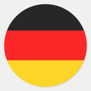 Germany Flag Round Sticker