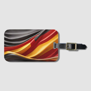Germany flag silk texture  luggage tag