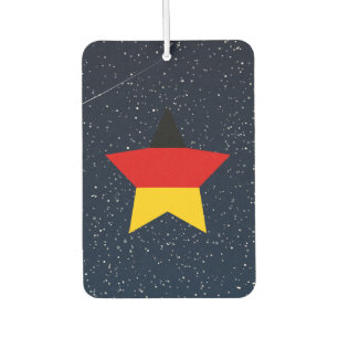 Germany Flag Star In Space Car Air Freshener