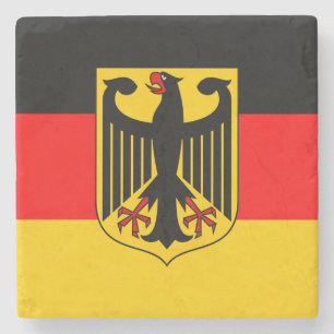 Germany Flag Stone Coaster