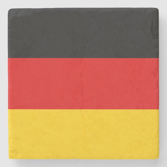 Germany Flag Stone Coaster (Front)