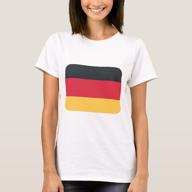 Germany flag using Twitter emoji T-Shirt (Front)