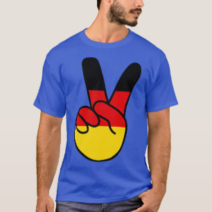 Germany Flag V Sign T-Shirt