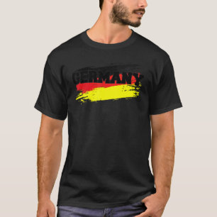 Germany Flag Vintage Distressed England Retro Flag T-Shirt