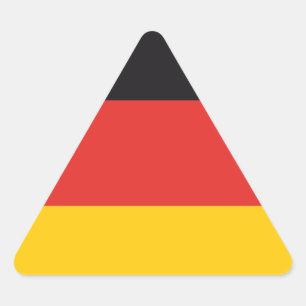 Germany Flag x20 stickers german triangle flag