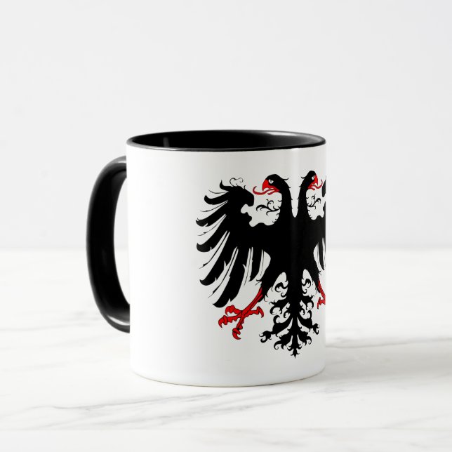 Germany forever/German empire flag double eagle Co Mug (Front Left)