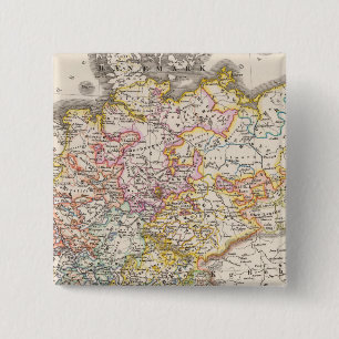 Germany from 1495 to 1618 2 inch square button