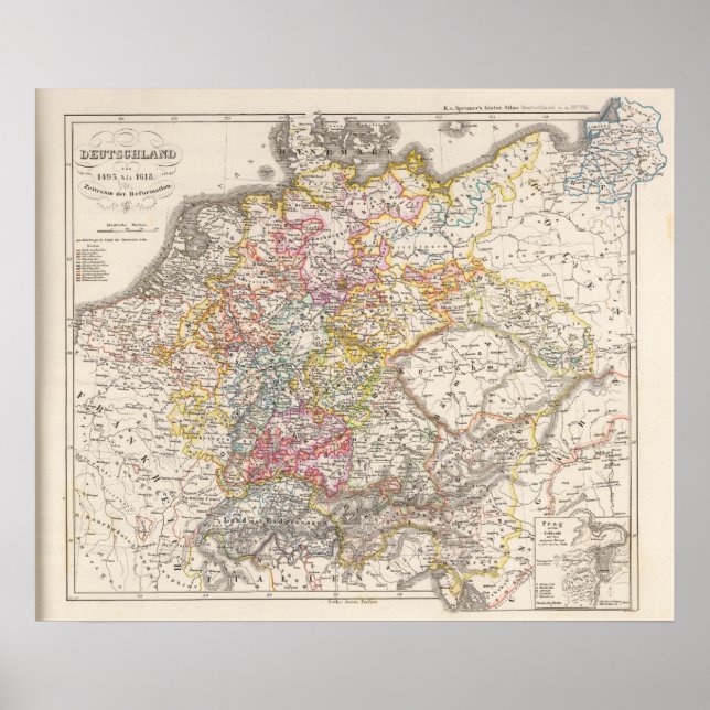 Germany from 1495 to 1618 poster (Front)