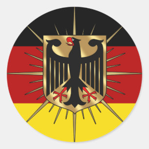 Germany Fussball Deutschland World Champions gifts Classic Round Sticker